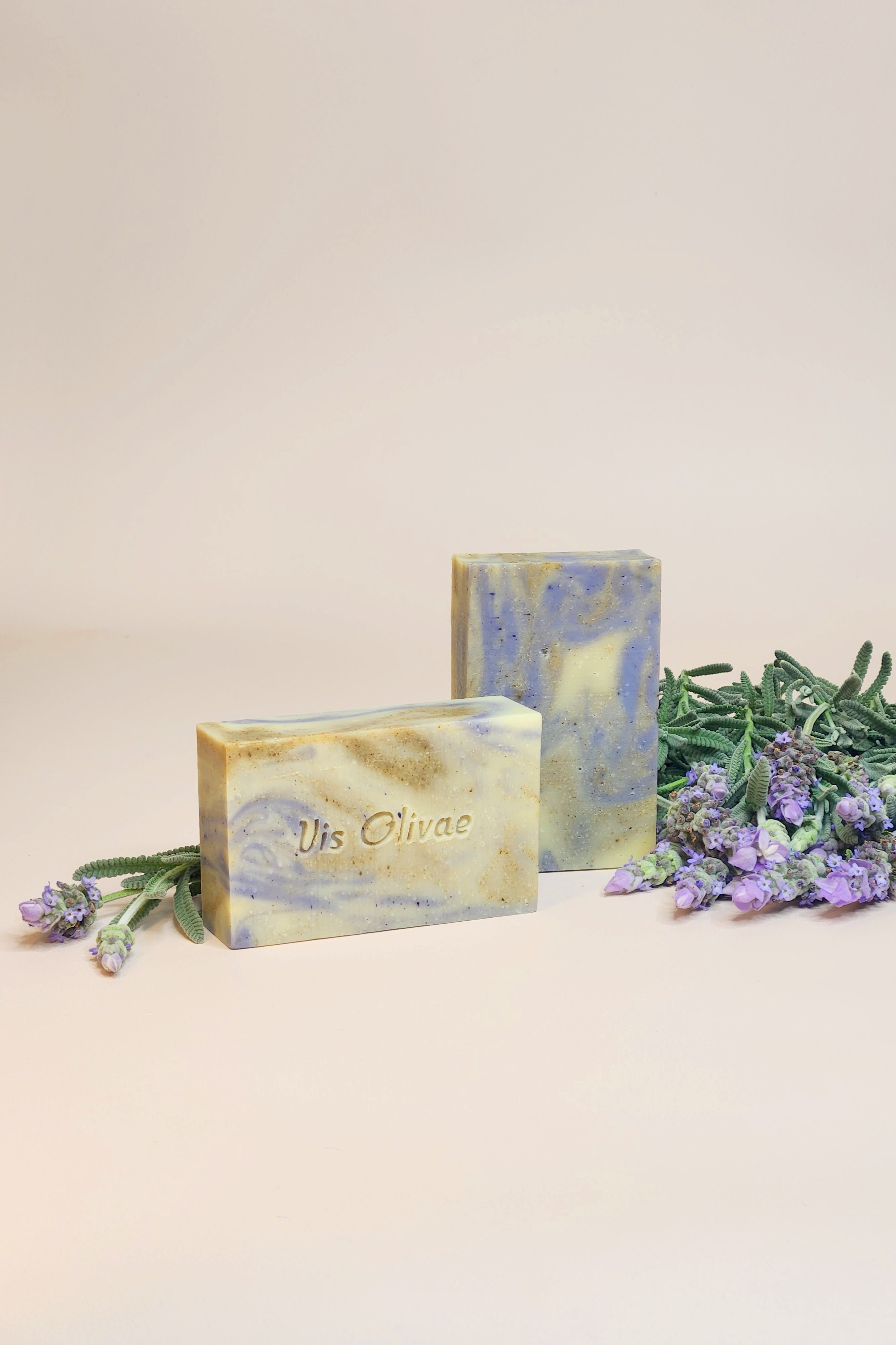 Lavender & Nettle Organic Olive Oil Soap Bar | Calming 2-Pack | 240g