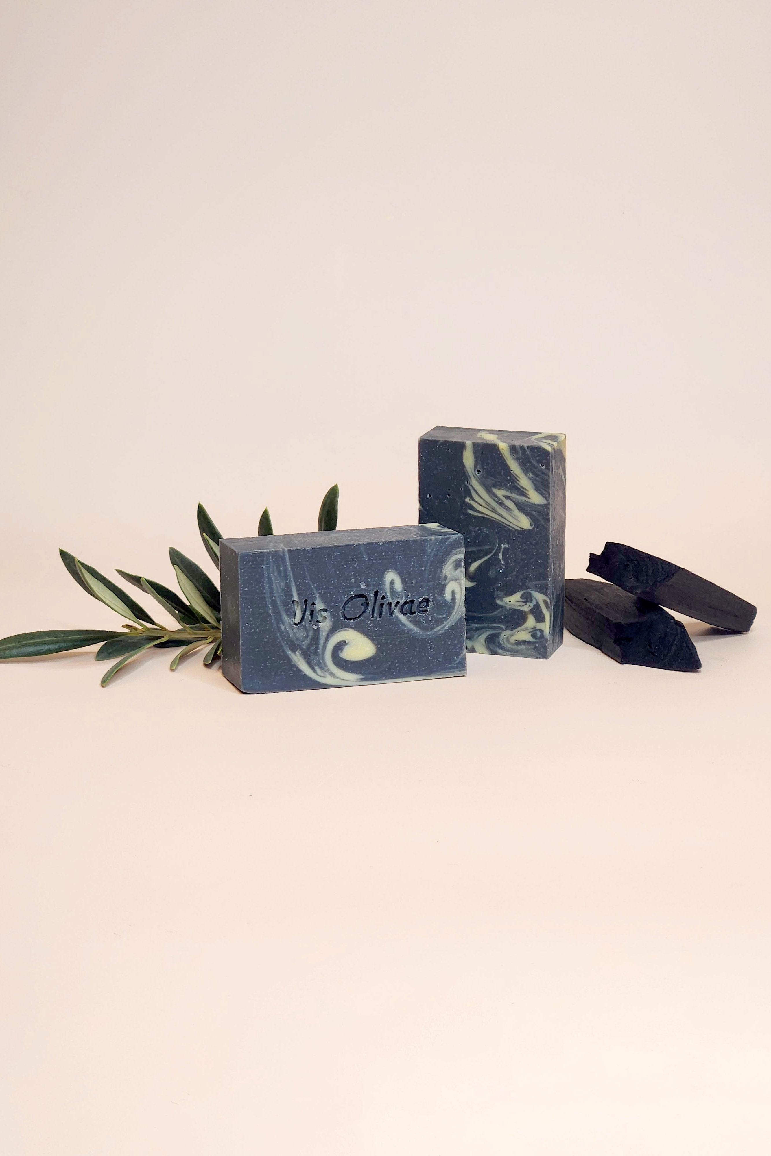 Donkey Milk & Active Charcoal Organic Olive Oil Soap Bar | Nourishing 2-Pack | 180g