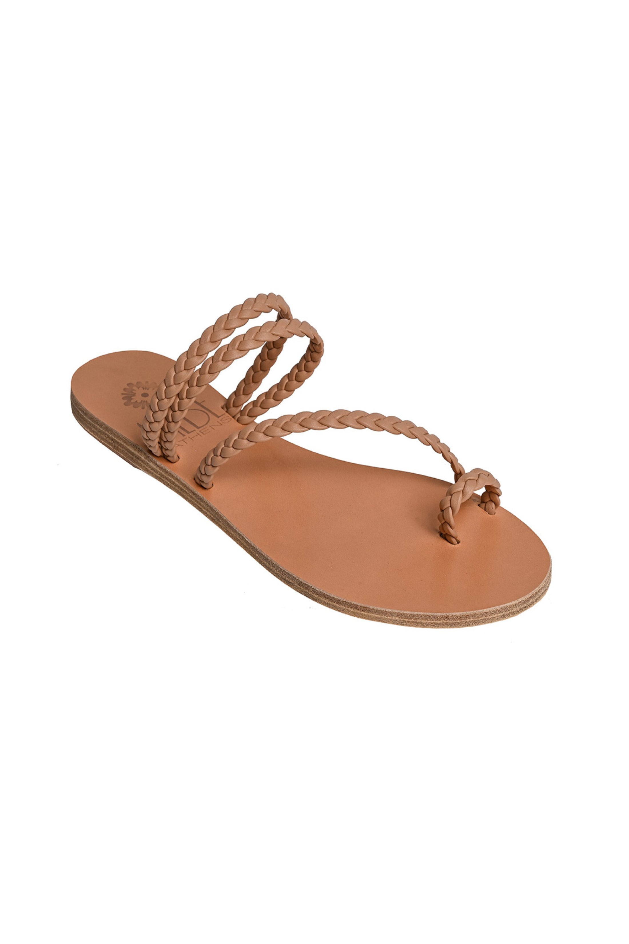 Persephone Handcrafted Leather Slide Sandal
