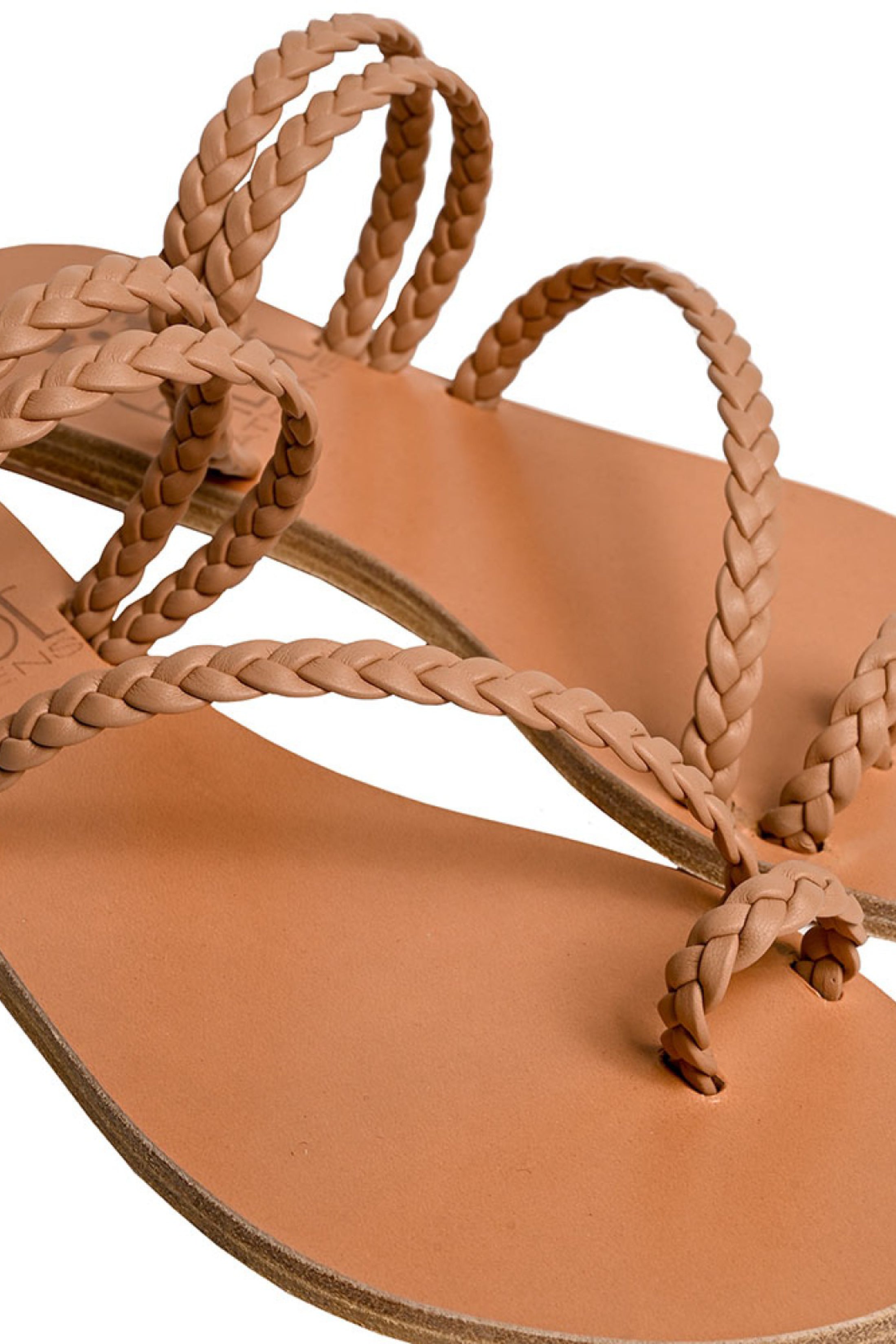Persephone Handcrafted Leather Slide Sandal
