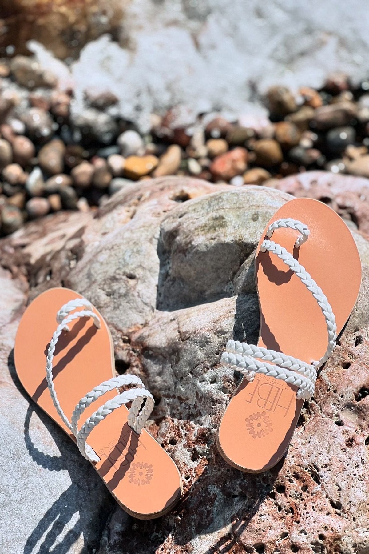 Persephone Handcrafted Leather Slide Sandal