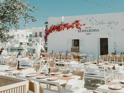 A Taste of Paradise | Dining at Paros' Legendary Barbarossa