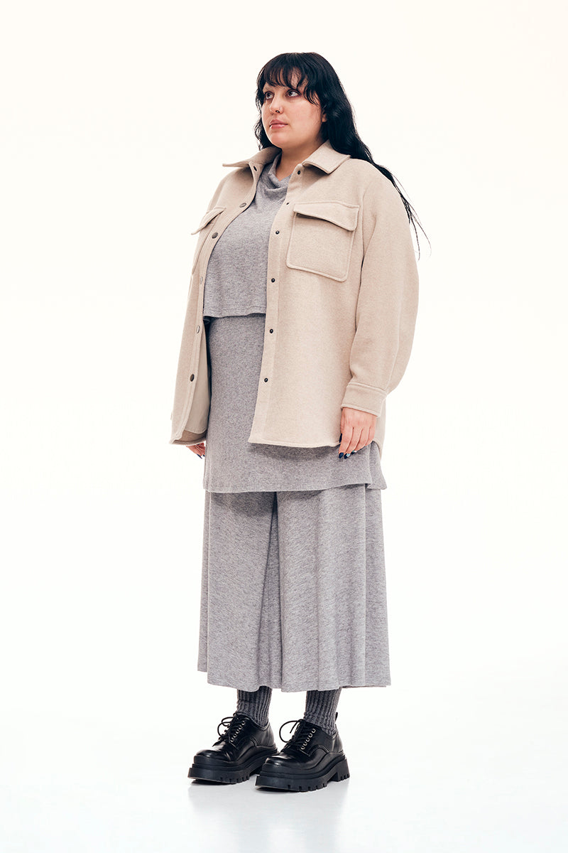Wool-Blend Shacket