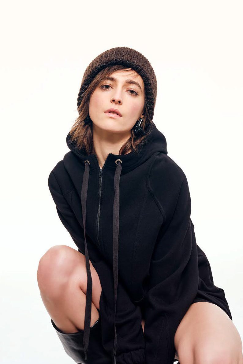 Black oversized 2024 hoodie dress